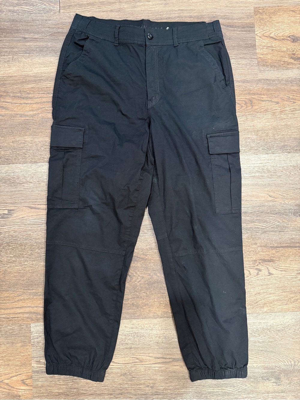 American Eagle Outfitters Black Cargo Jogger Pants